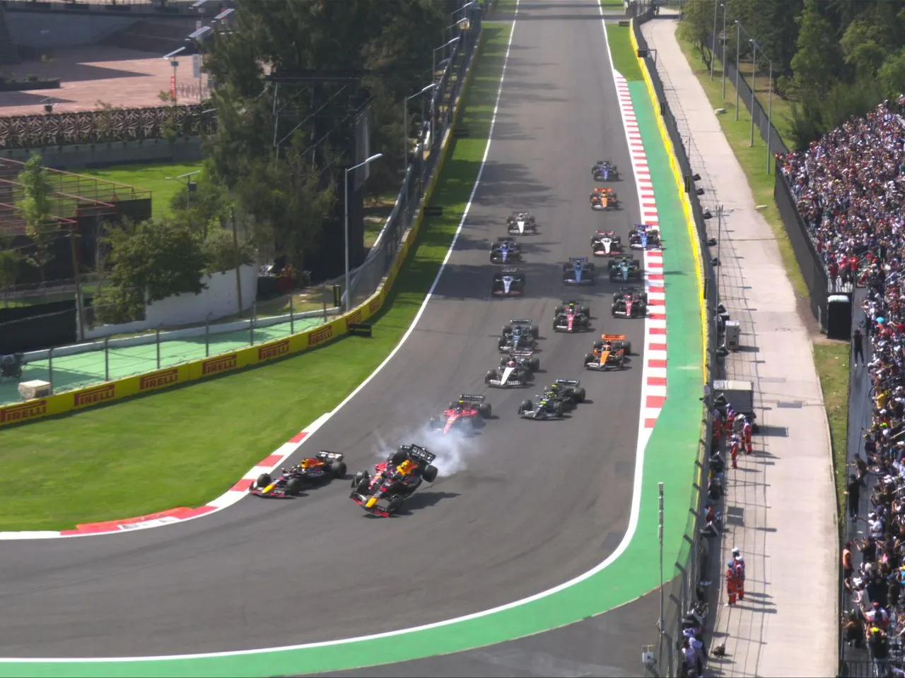 LeclercPerez crash