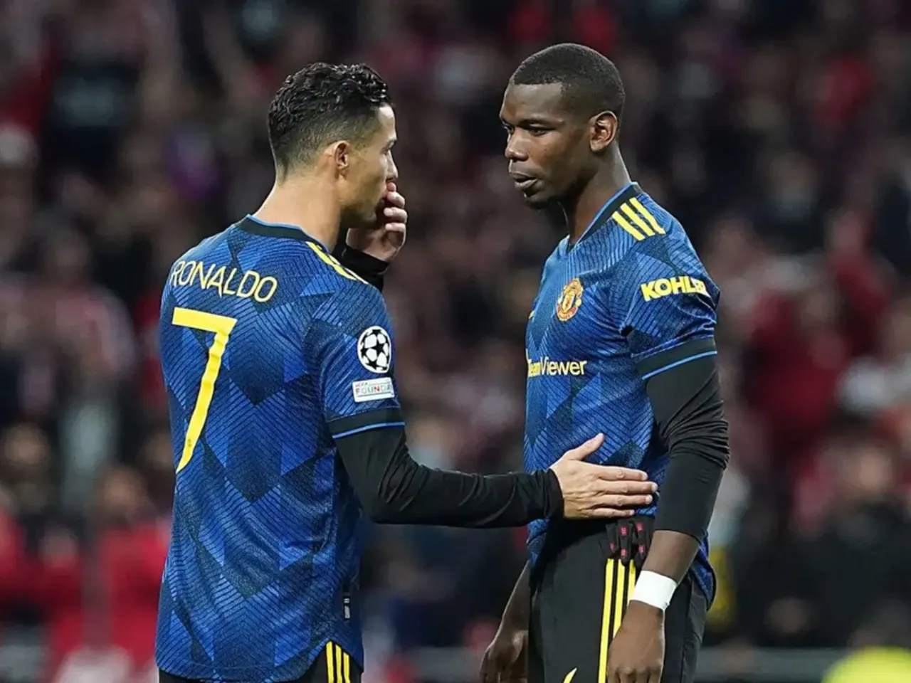 Paul Pogba and Cristiano Ronaldo