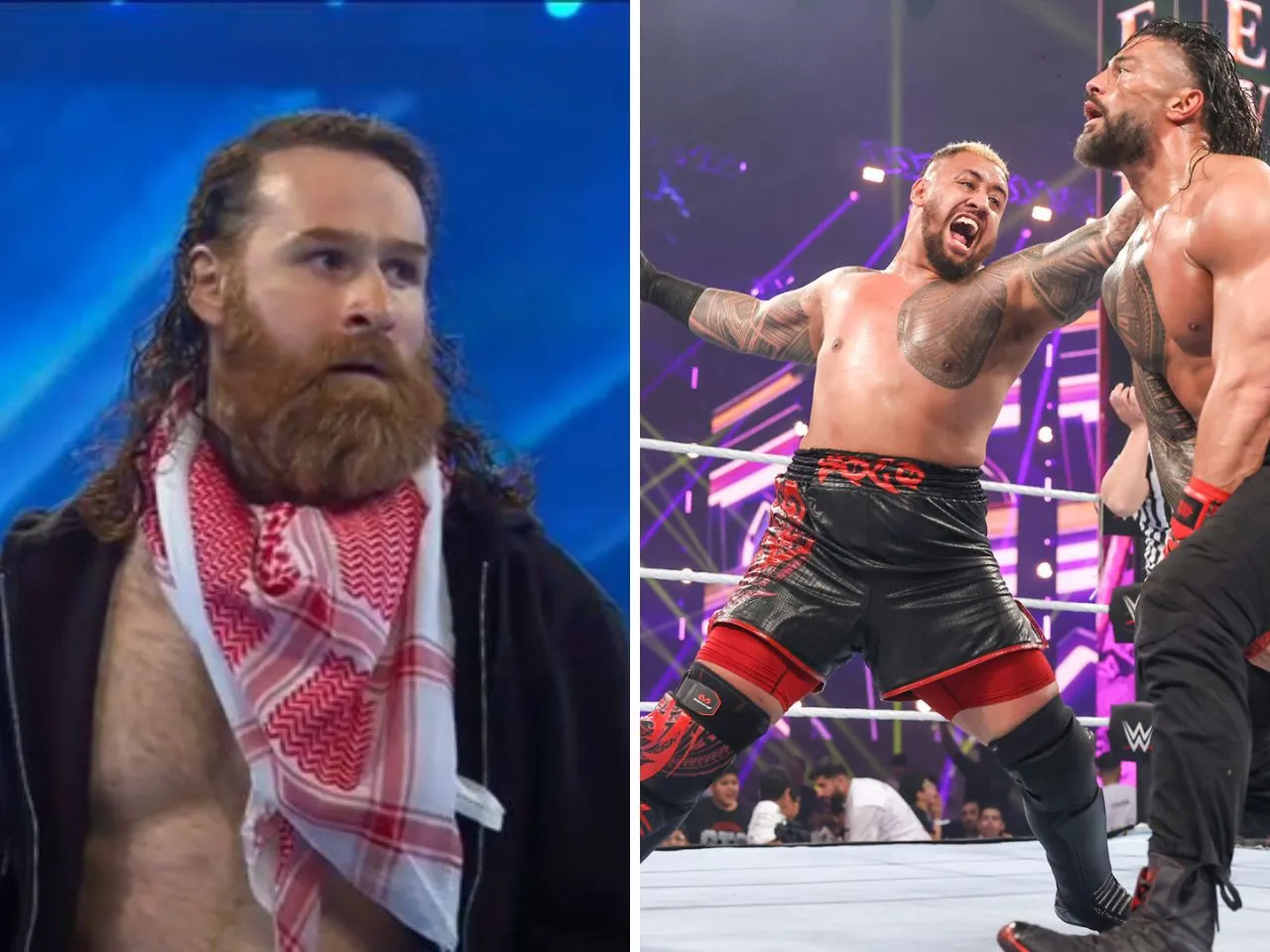 WATCH: Solo Sikoa reacts to his win over Roman Reigns and Sami Zayn's unintentional attack on OTC at WWE Crown Jewel