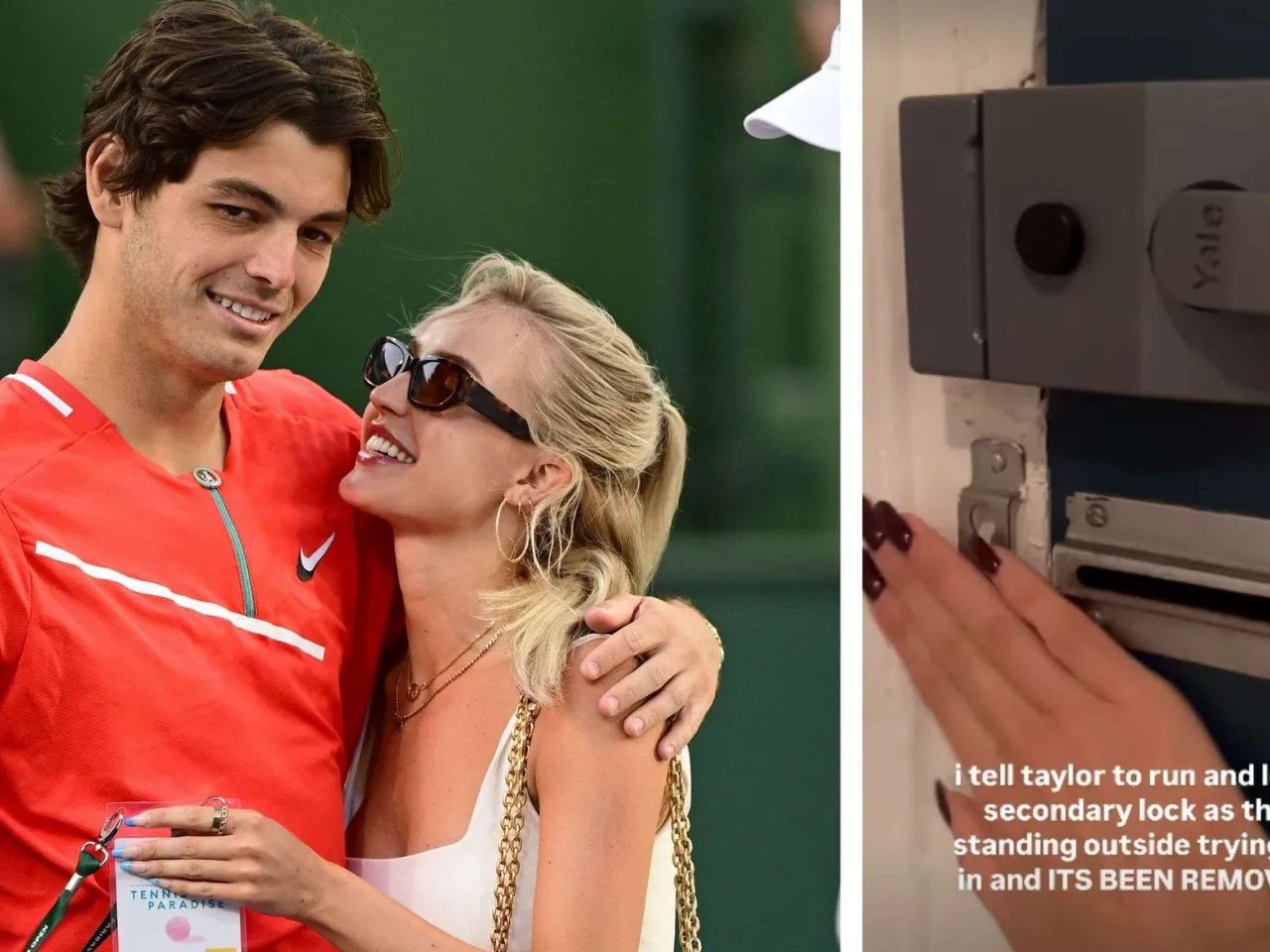 Taylor Fritz and Morgan Riddle 