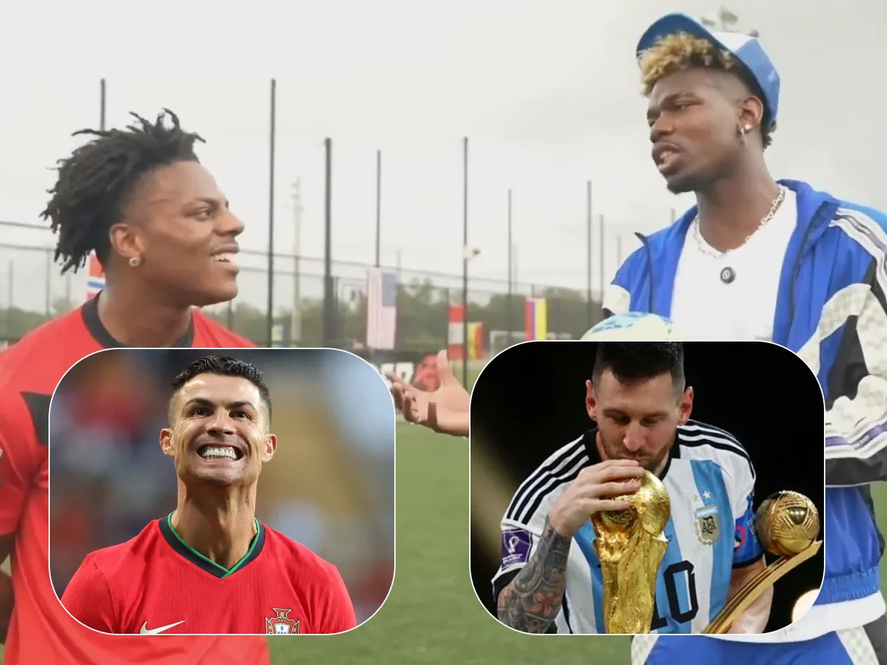 Pogba on Messi (Speed)