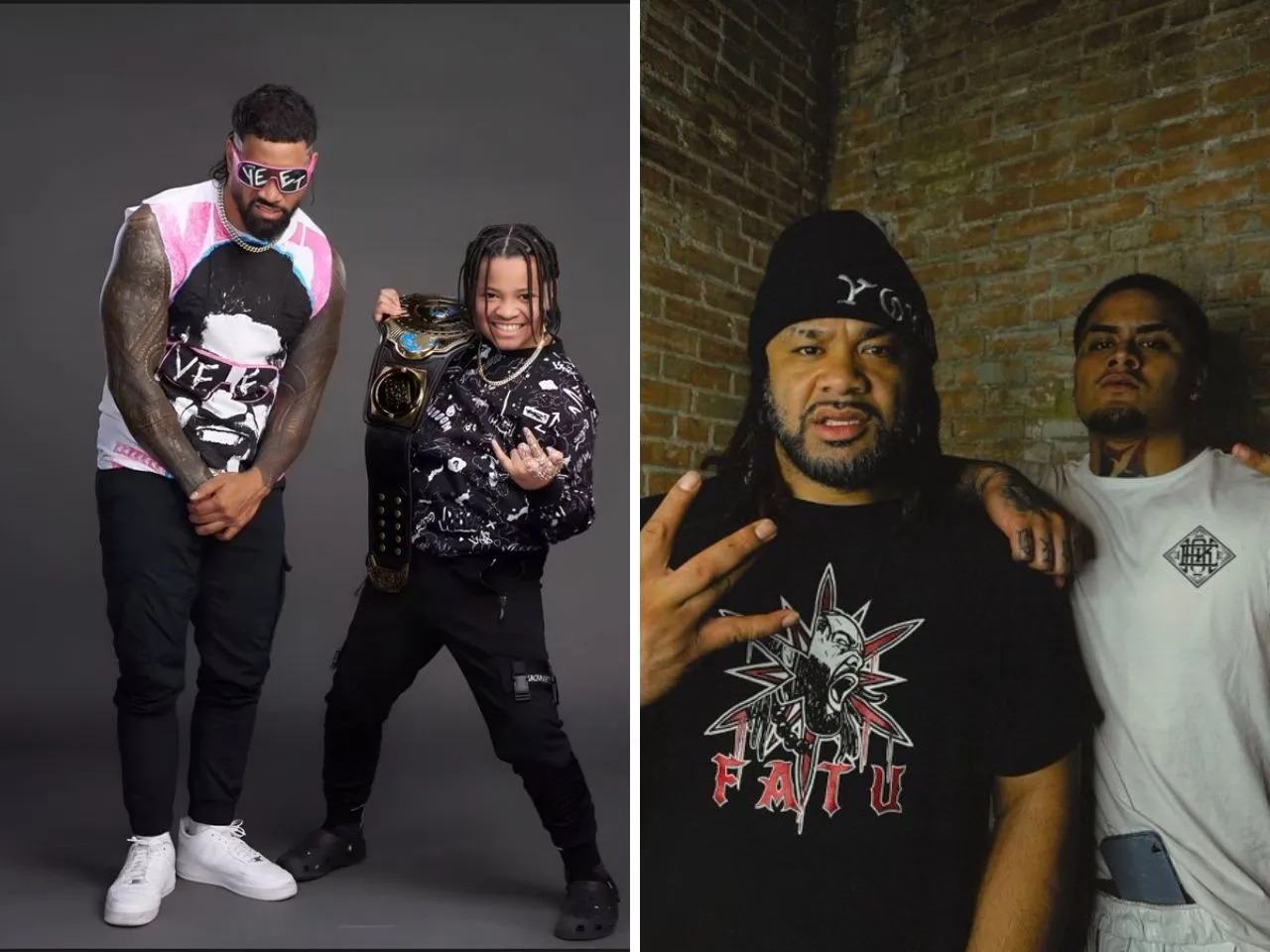 WATCH: Jacob Fatu interacts with Jey Uso's son