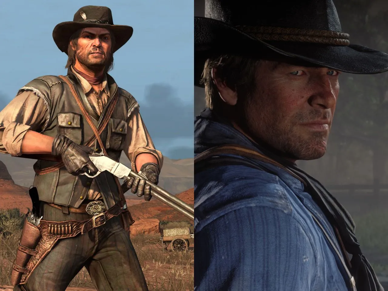 Red Dead Redemption 1 and 2