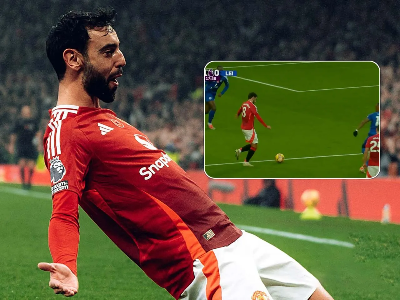 Bruno Fernandes vs Leicester City