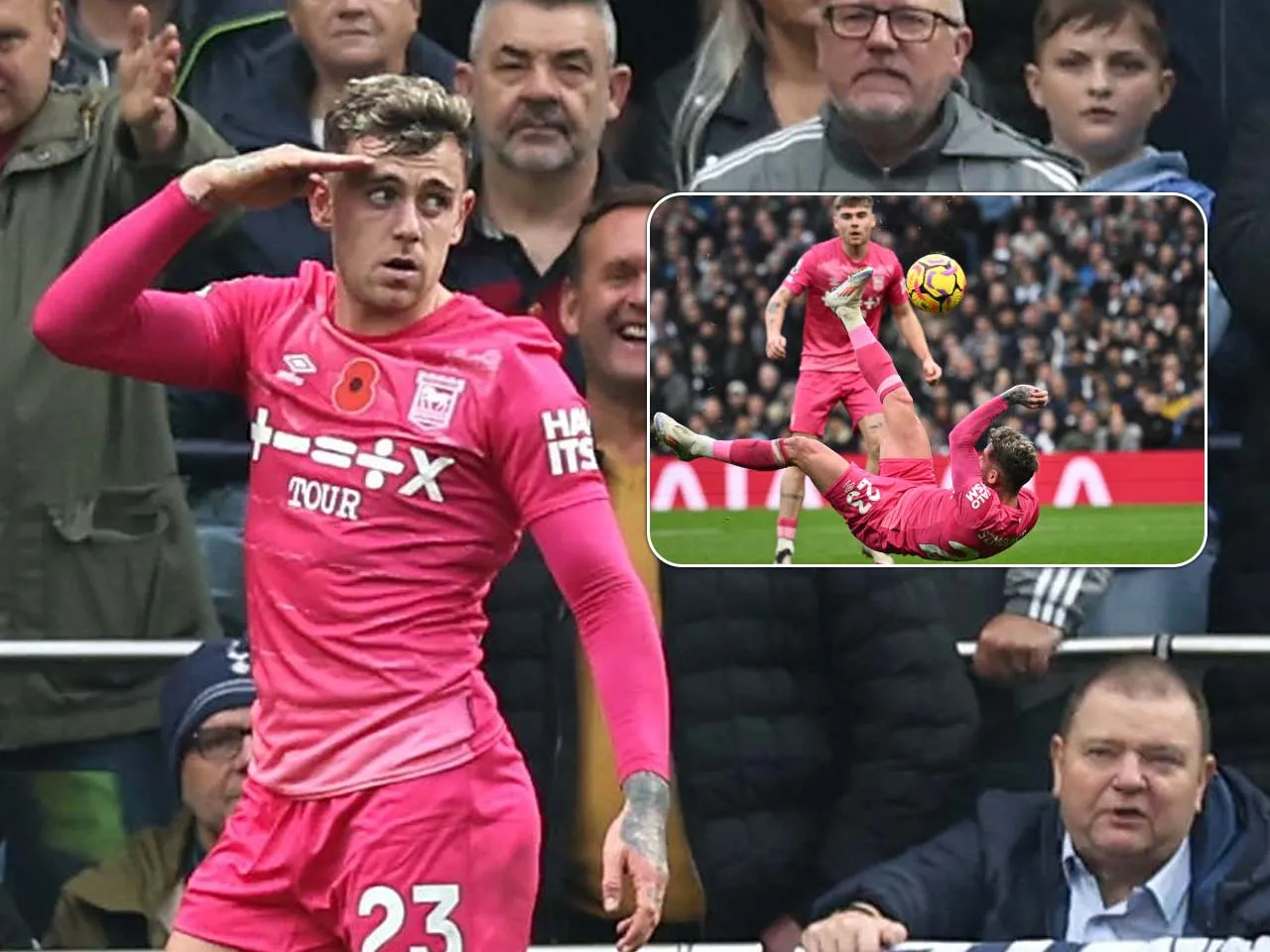 Sammie Szmodics vs Tottenham Hotspur