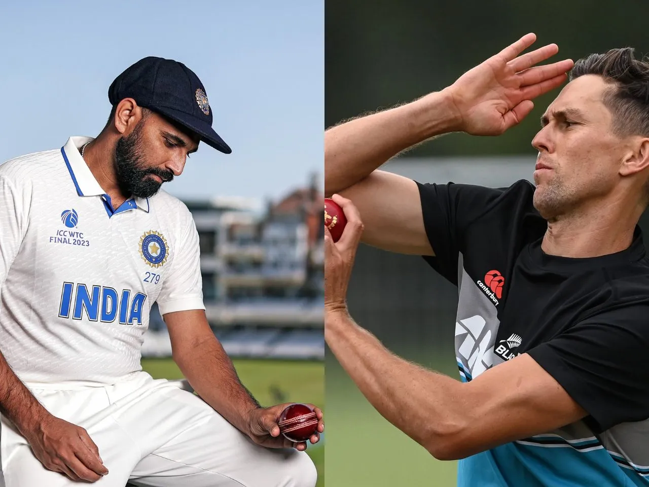 Mohammed Shami and Trent Boult (Source: X)