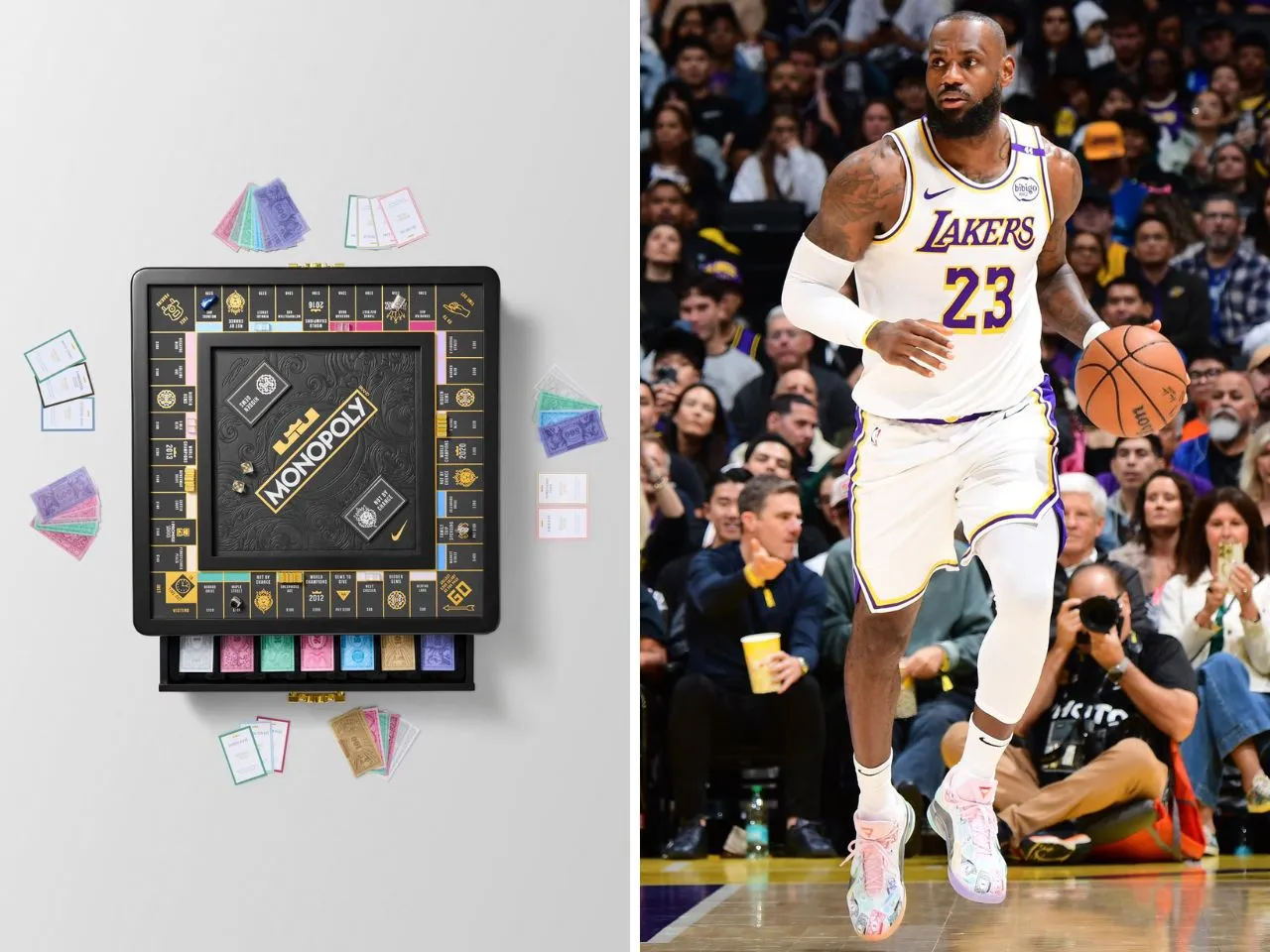 Hasbro and Nike create special LeBron James-themed Monopoly game