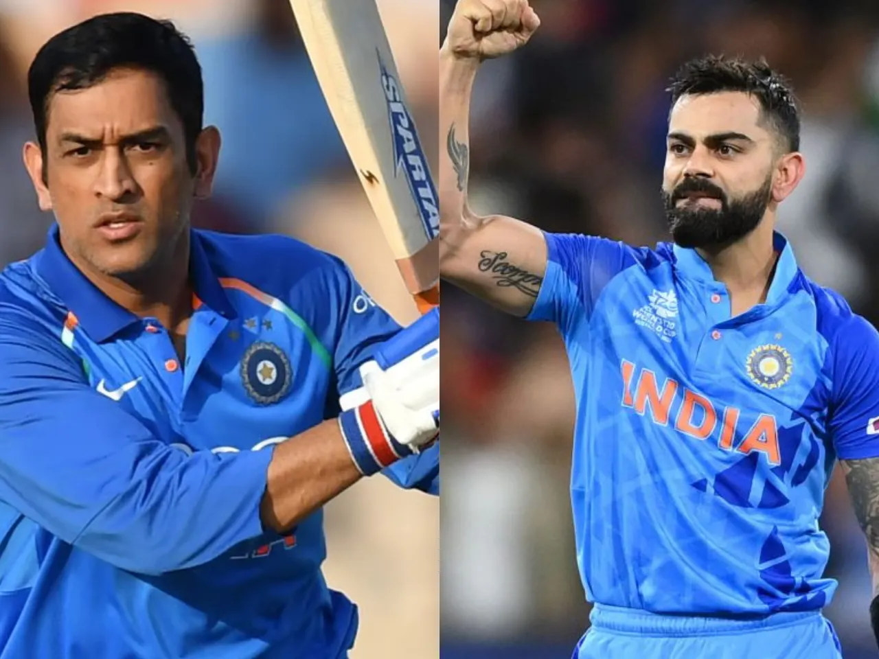 dhoni and kohli