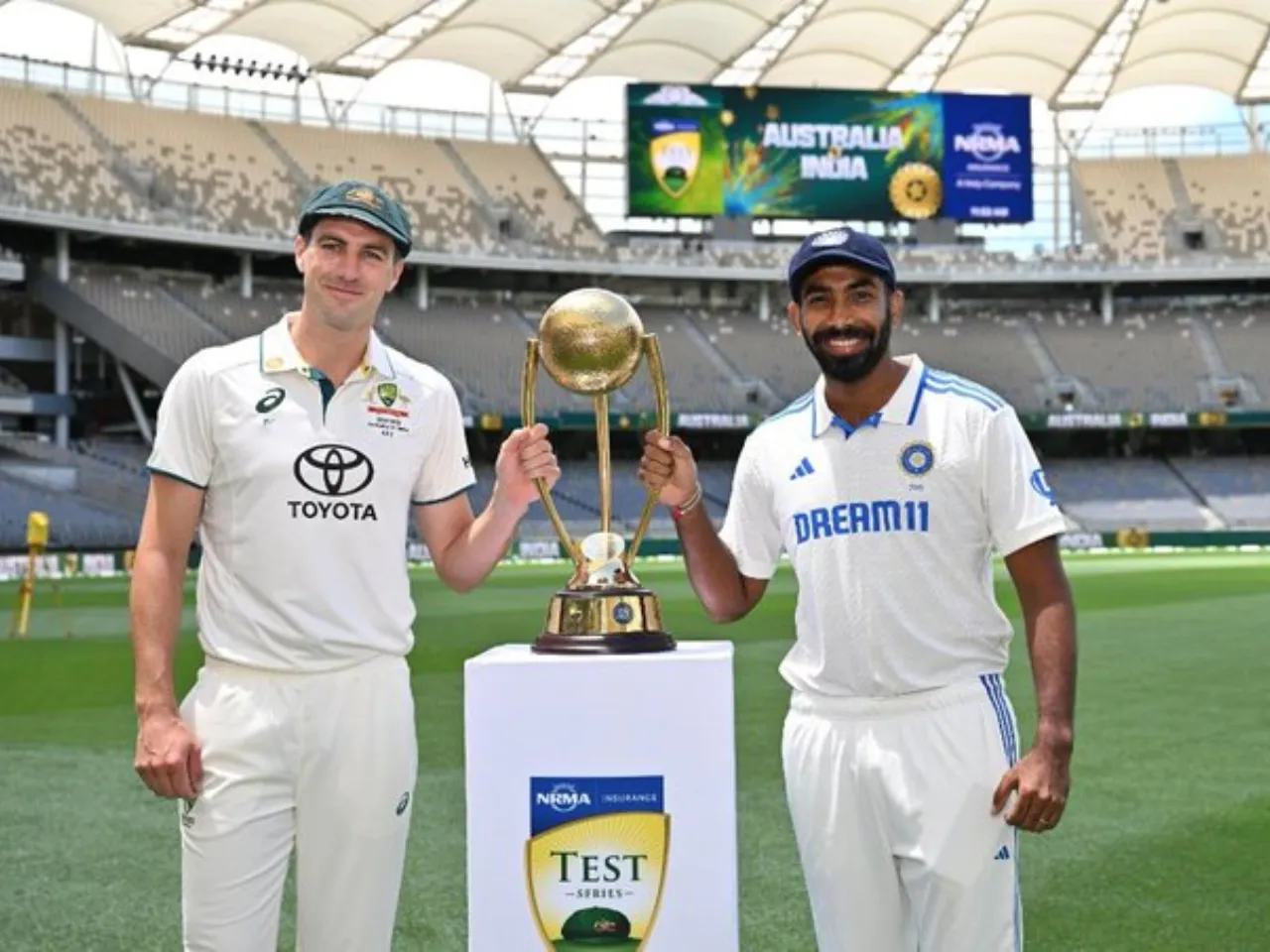 Pat Cummins and Jasprit Bumrah