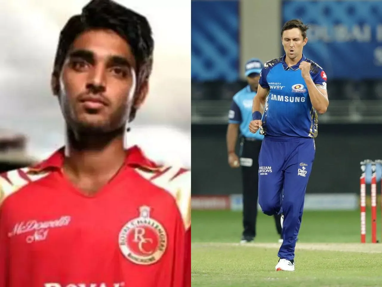 Bhuvneshwar Kumar and Trent Boult (Source: X)