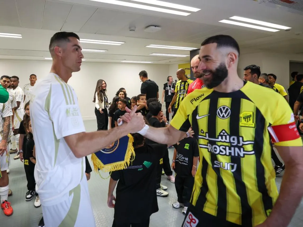 Cristiano Ronaldo and Karim Benzema