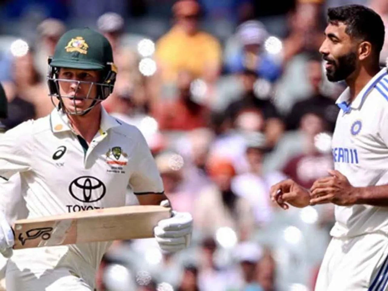 Nathan McSweeney and Jasprit Bumrah (File Photo: X)