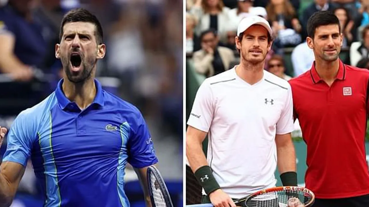 Novak Djokovic and Andy Murray (Source - X)