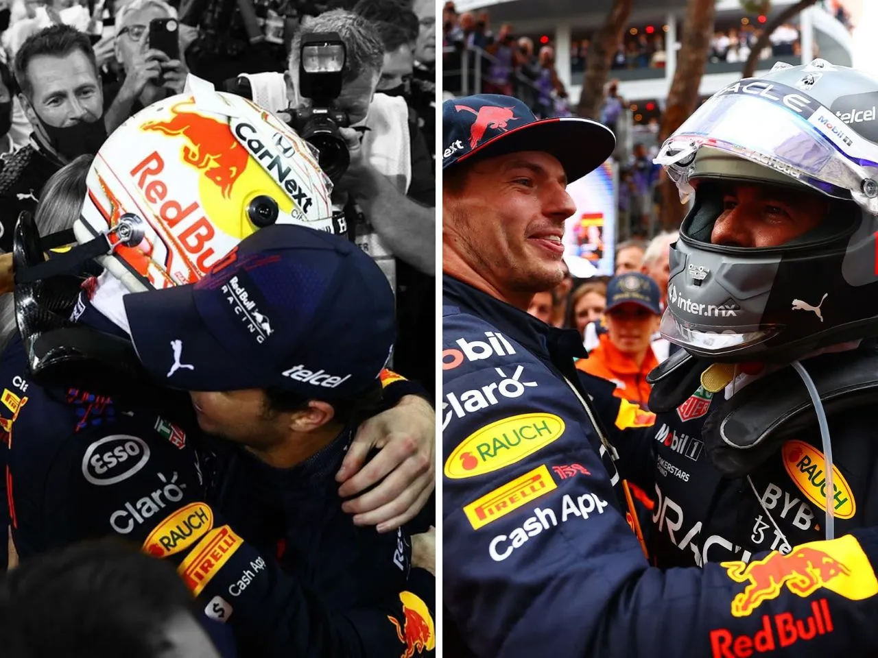 Max Verstappen react