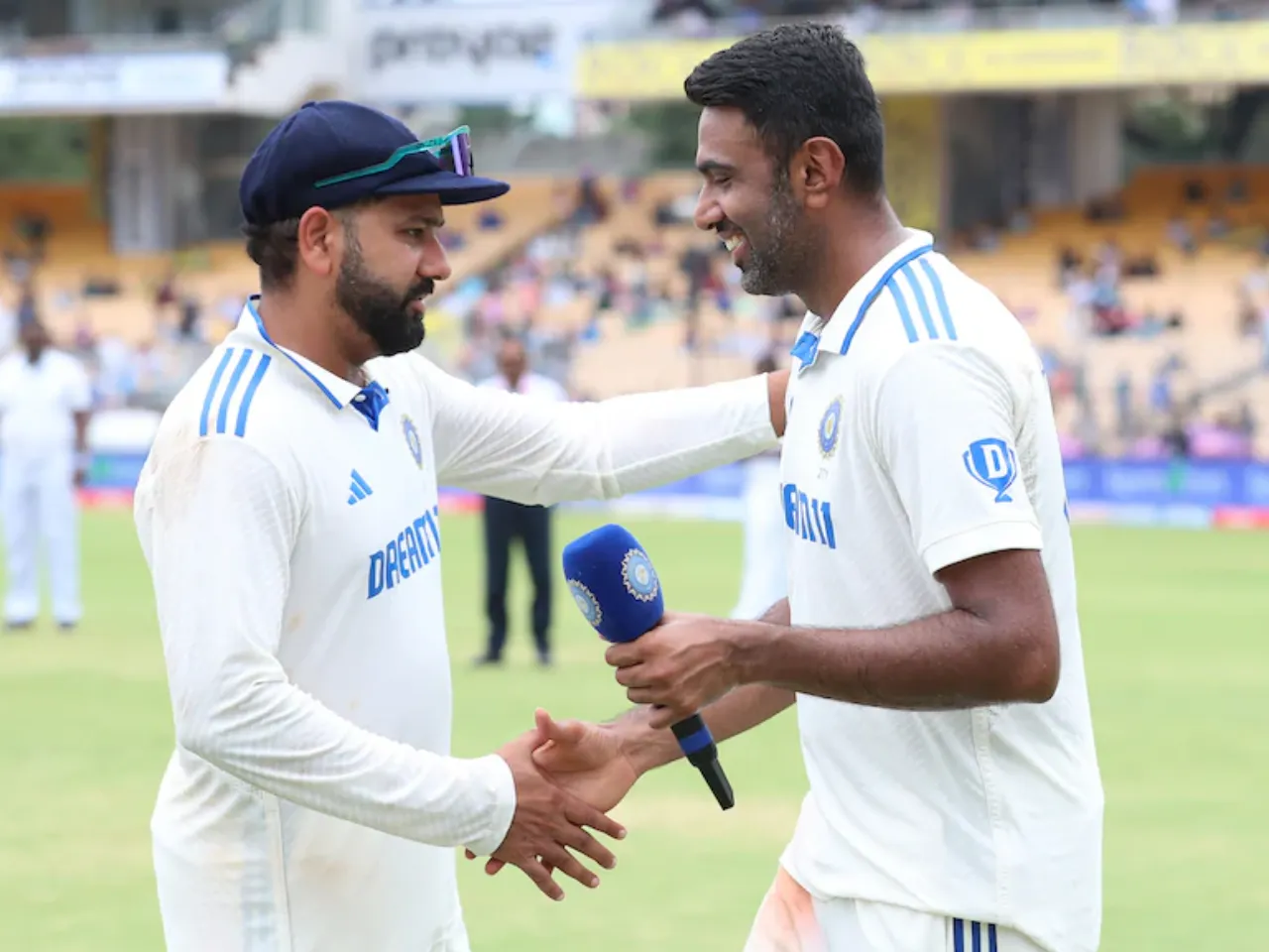 Ravichandran Ashwin and Rohit Sharma (File Photo: X)