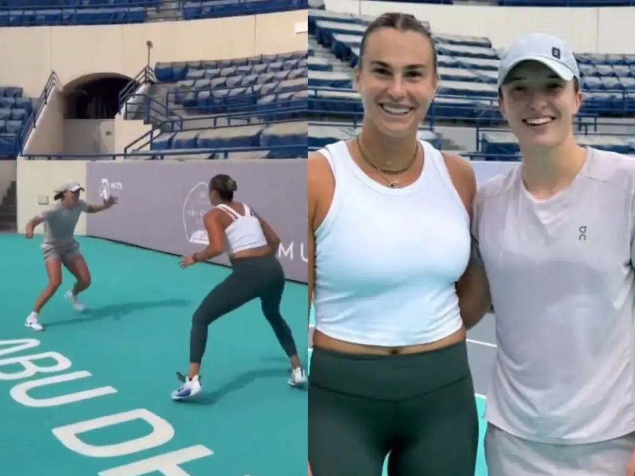 Iga Swiatek and Aryna Sabalenka