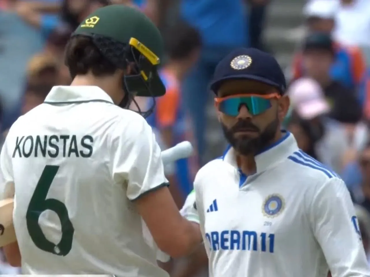 Virat Kohli fights with Sam Konstas at MCG