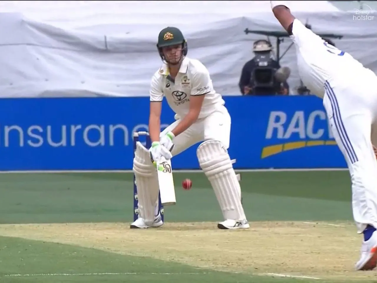 Sam Konstas reverse scoop against Bumrah