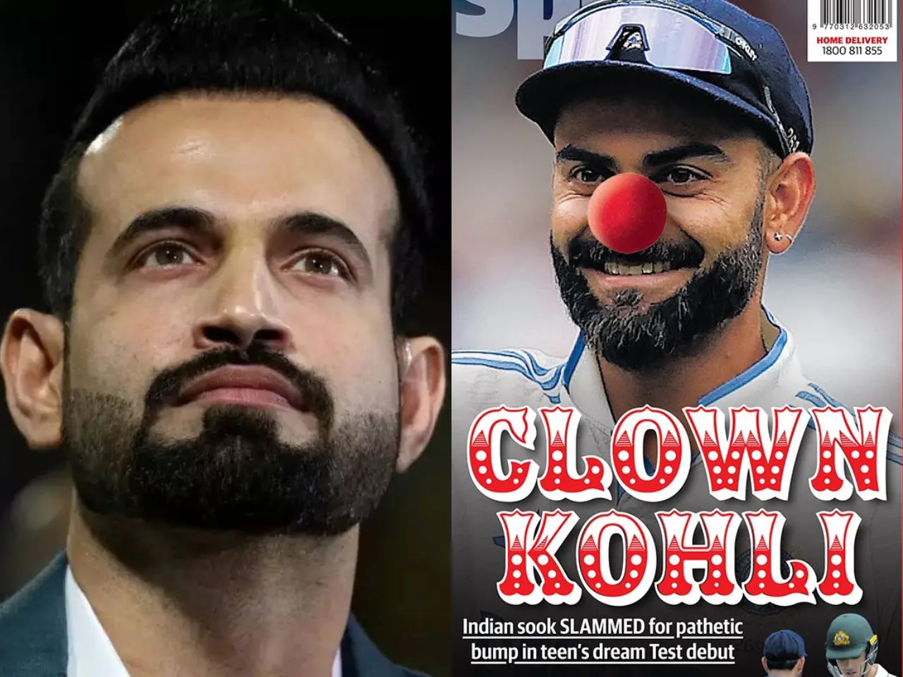 Irfan Pathan shows support to Virat Kohli