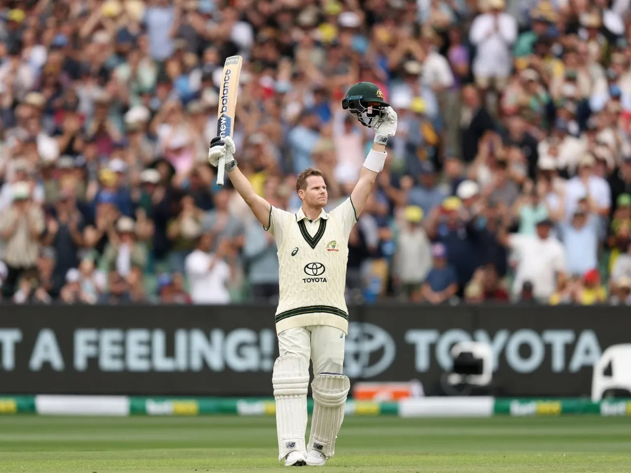 Steve Smith scores century vs India at MCG