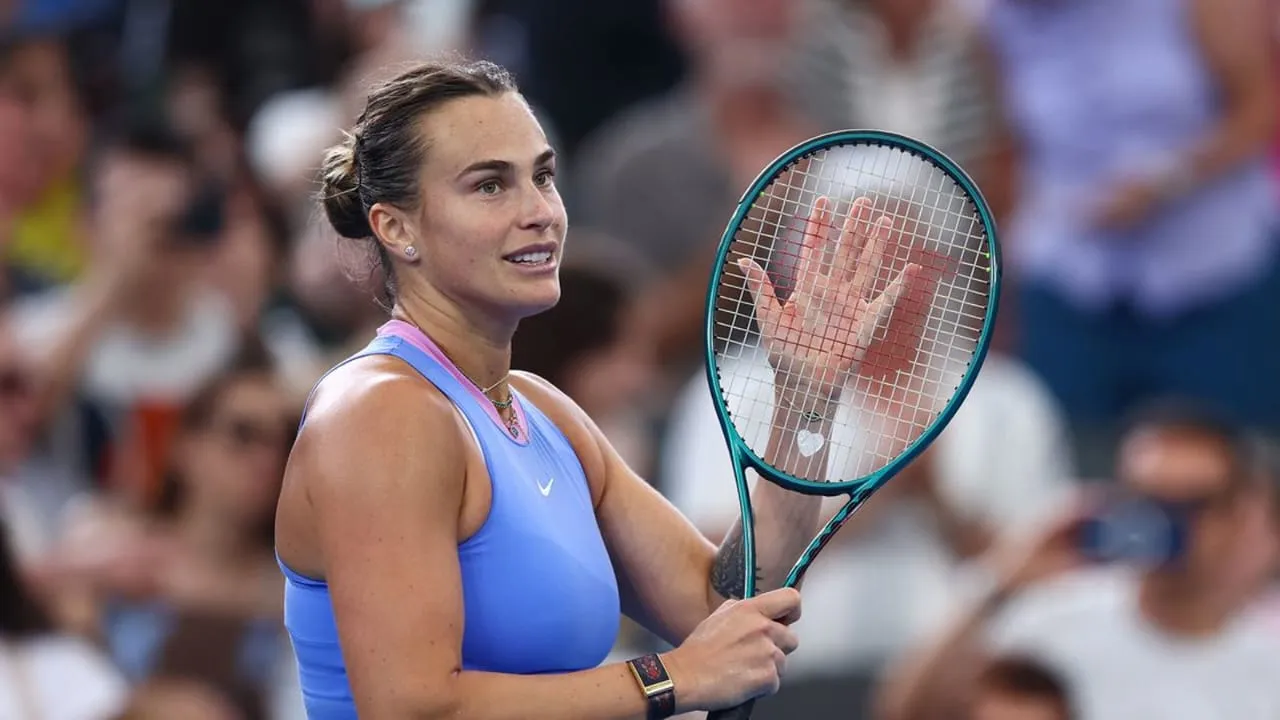 Belarusian Aryna Sabalenka