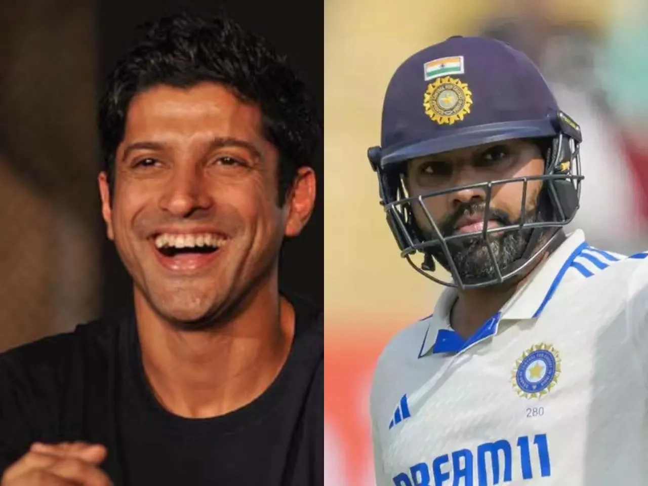 Farhan Akhtar Support Rohit Sharma