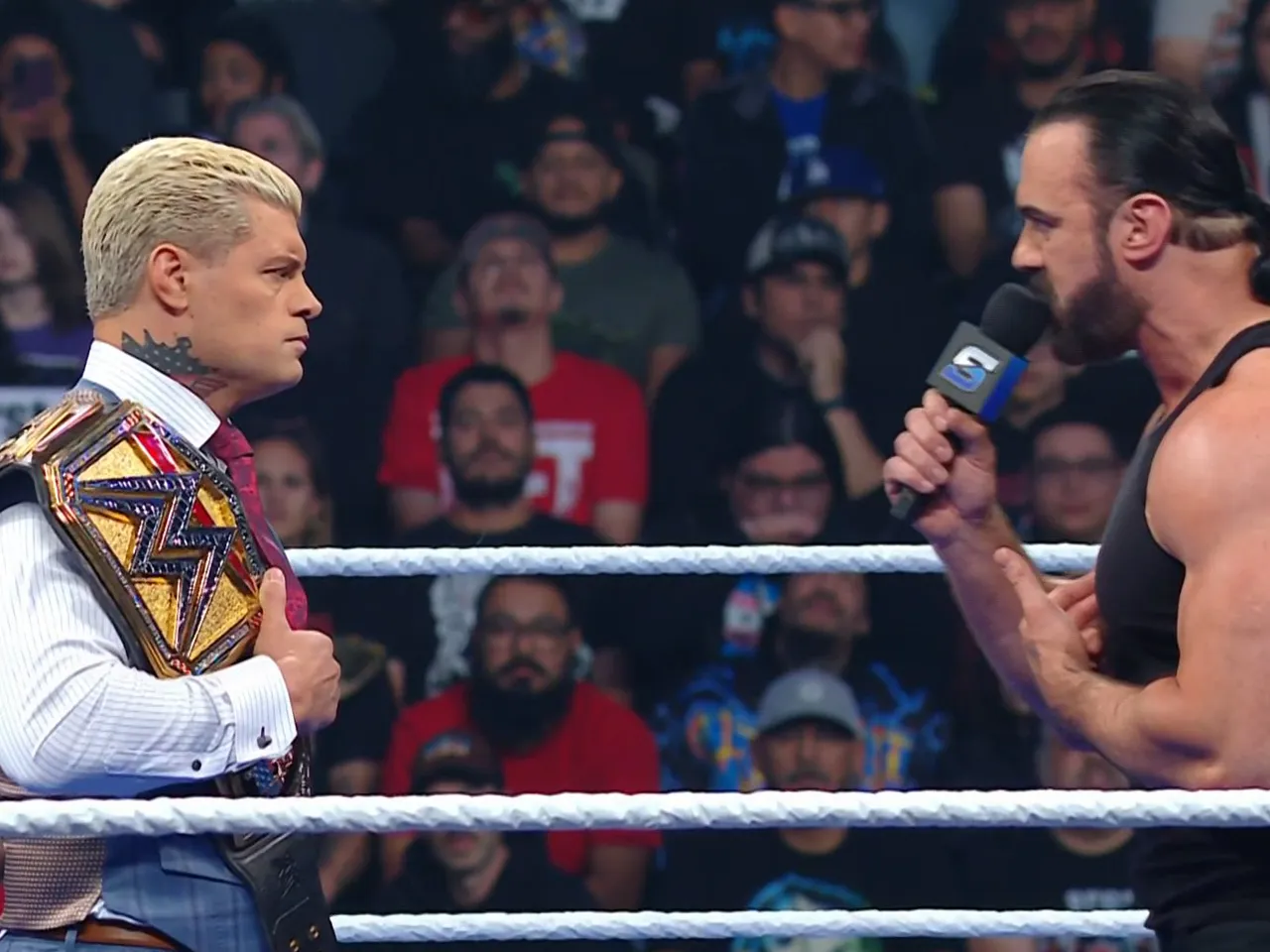 WATCH: Drew McIntyre plays mind games with Cody Rhodes on WWE Smackdown