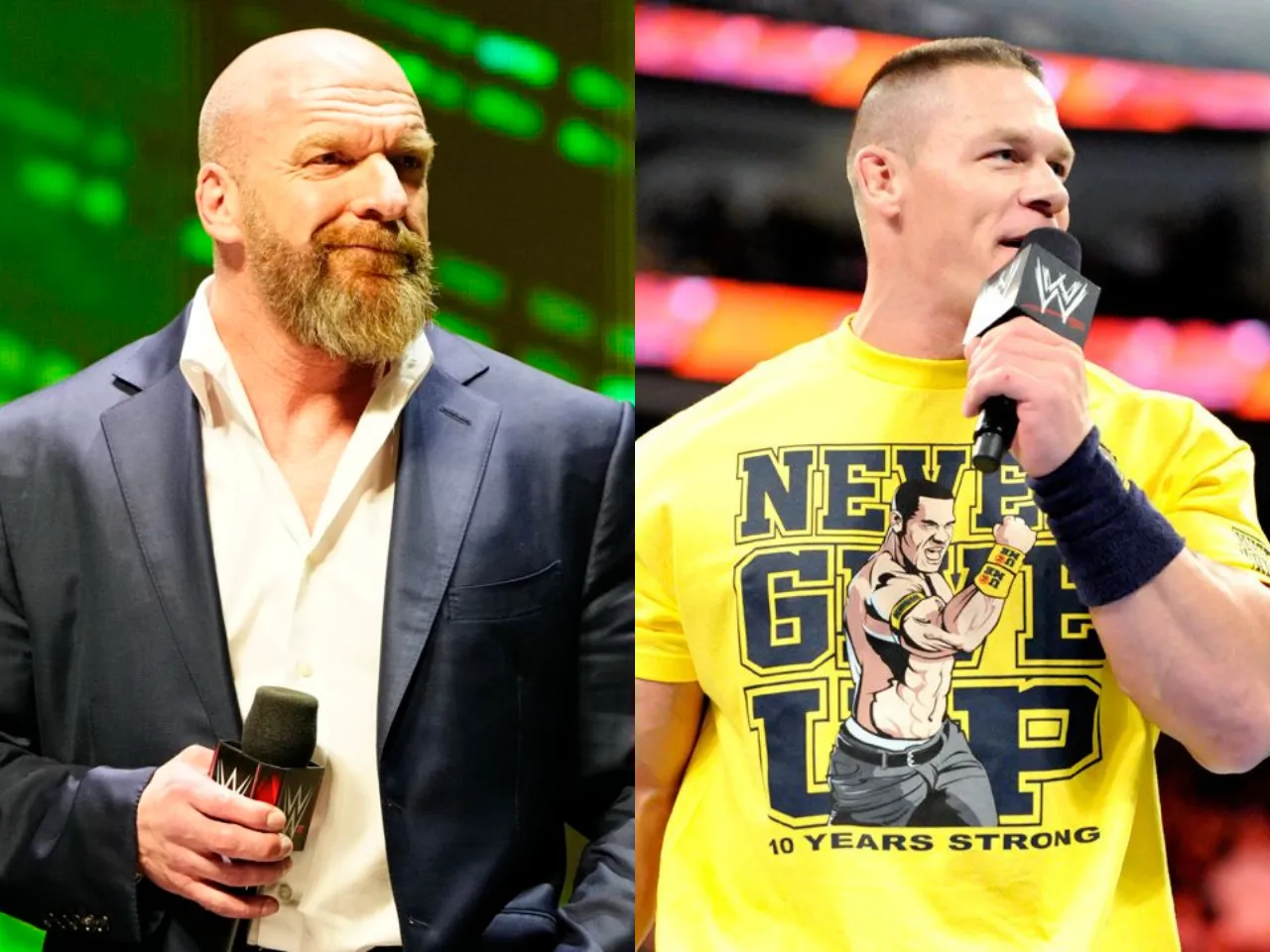 Triple H-John Cena