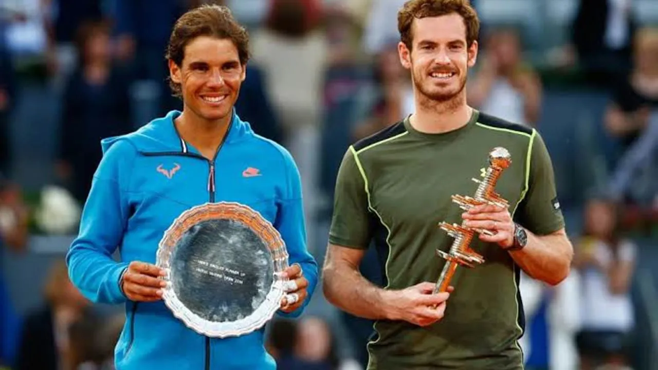 Rafael Nadal and Andy Murray