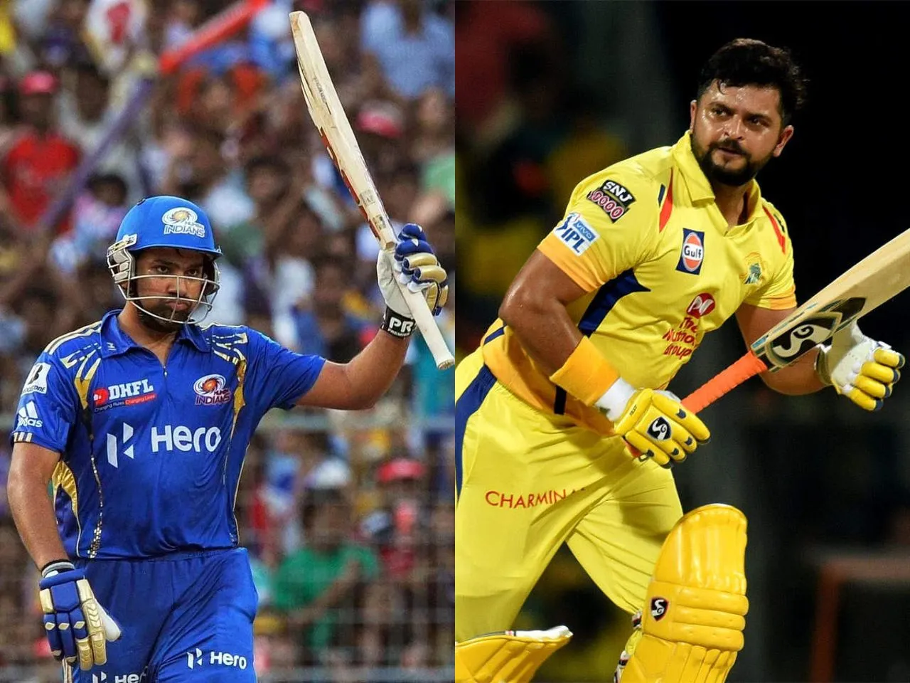 Rohit Sharma and Suresh Raina