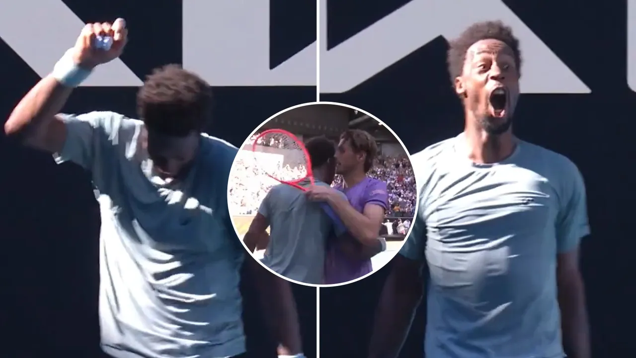 Gael Monfils and Taylor Fritz