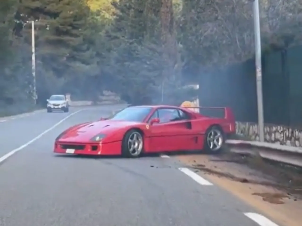 Norris F40 acci