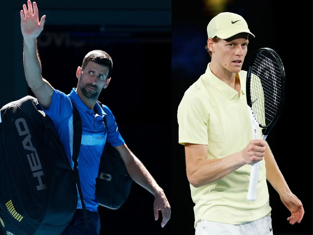 Jannik Sinner Novak Djokovic