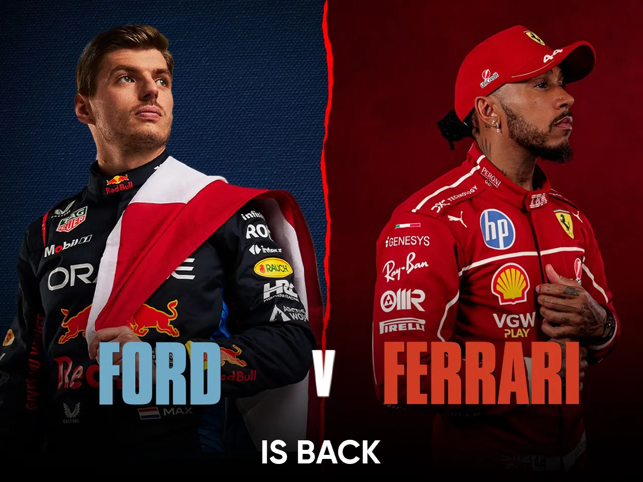 Ford Vs Ferrari F1 will be from 2026 season where Lewis Hamilton will battle against Max verstappen