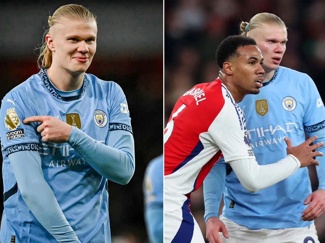 rling Haaland and Gabriel Magalhaes 