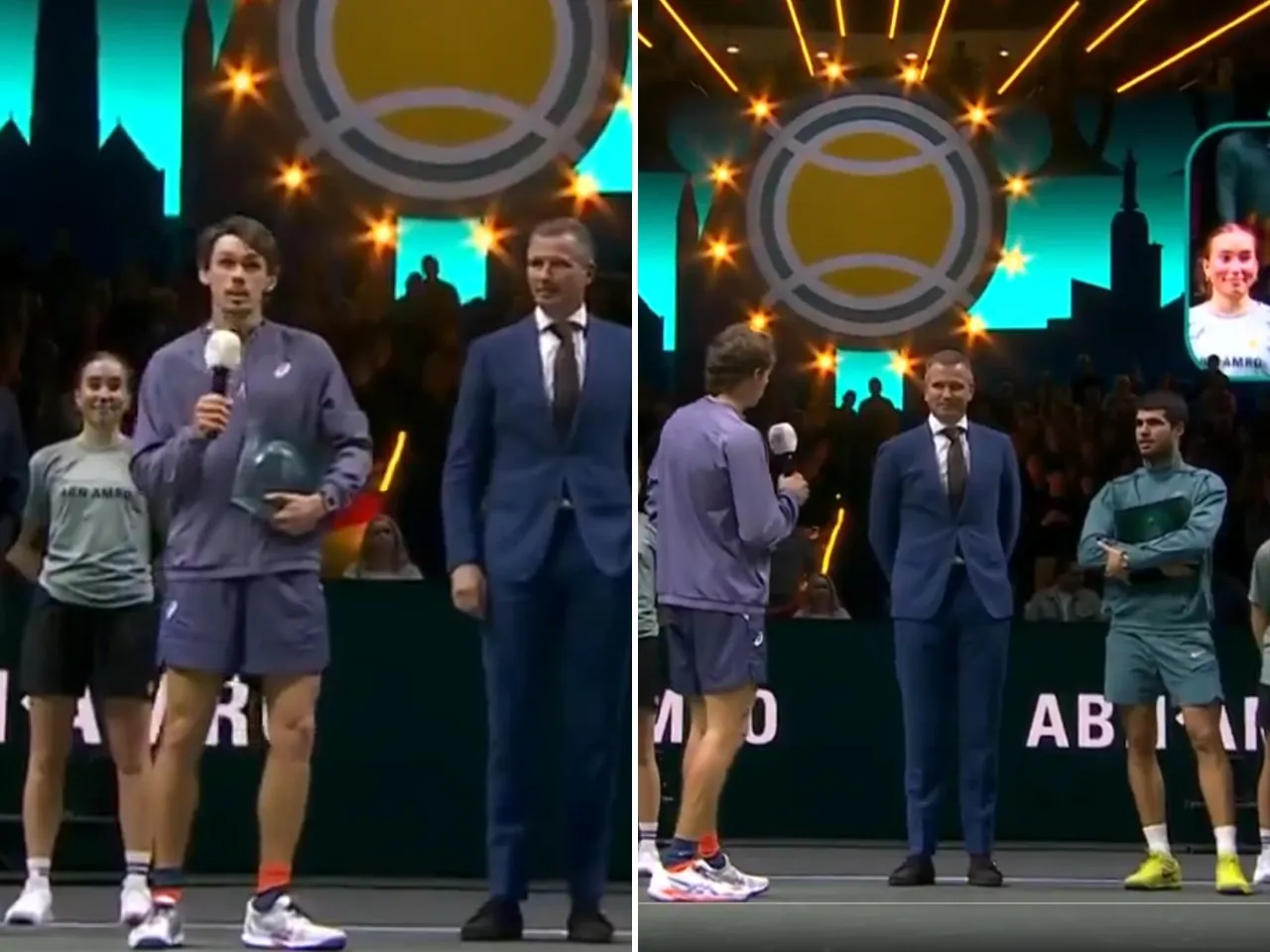 Alex de Minaur gets emotional