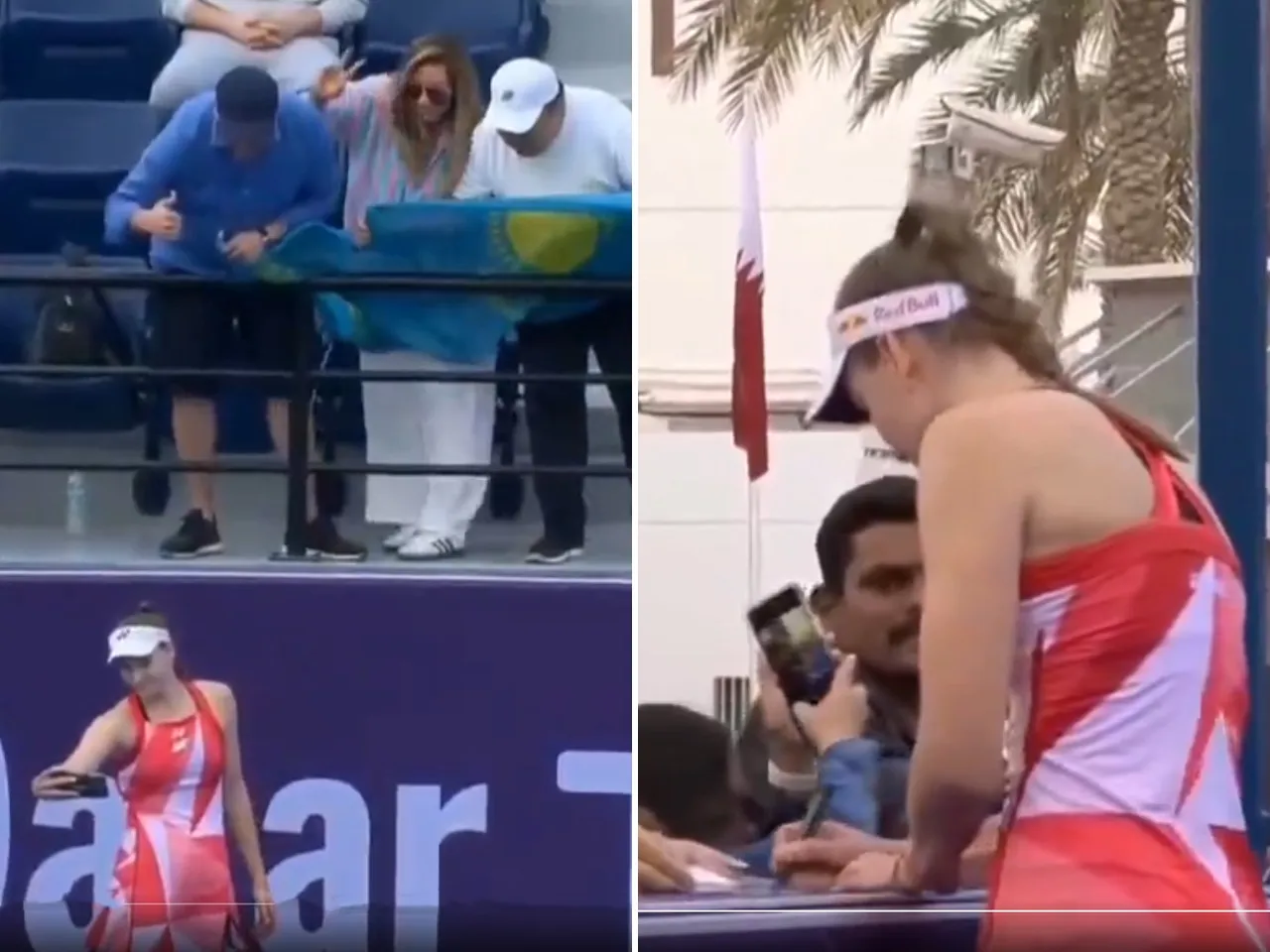 Elena Rybakina delights fans