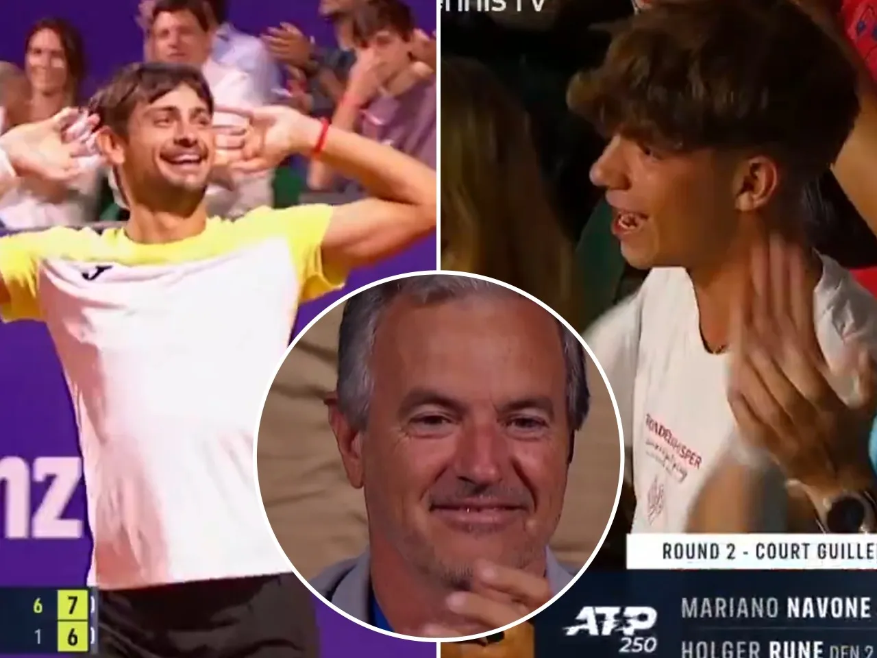 Mariano Navone stuns No. 2 seed Holger Rune 