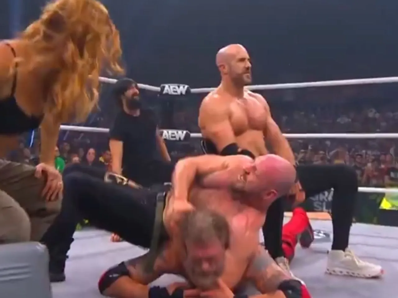 Jon Moxley choked out Adam Copeland 