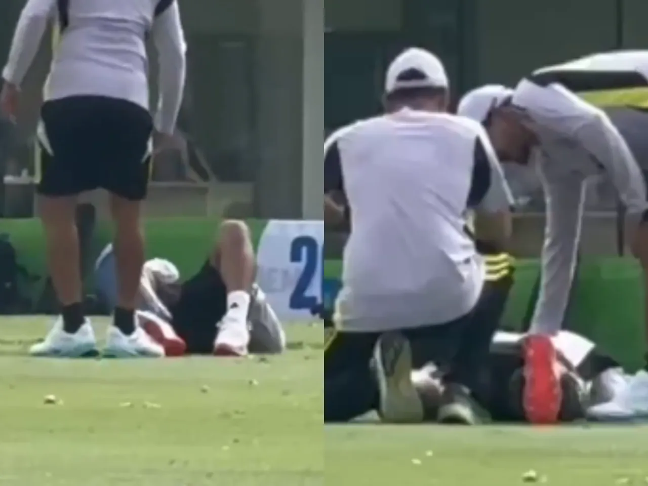 Rishabh Pant injures his knee during practice session in Dubai (File Photo: Screengrab/X)