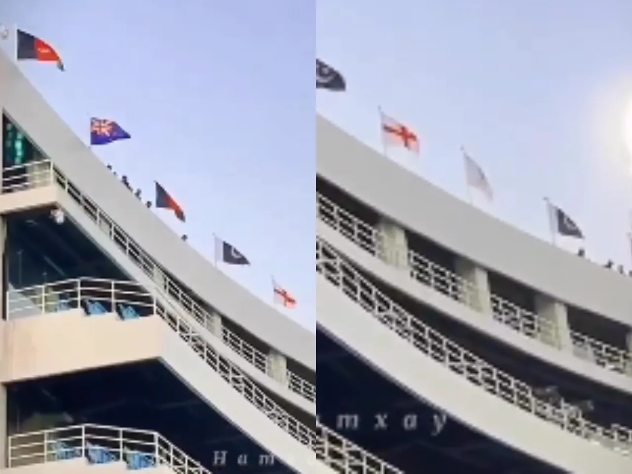 No Indian flag hoisted at the National Stadium in Karachi (File Photo: Screengrab/X)