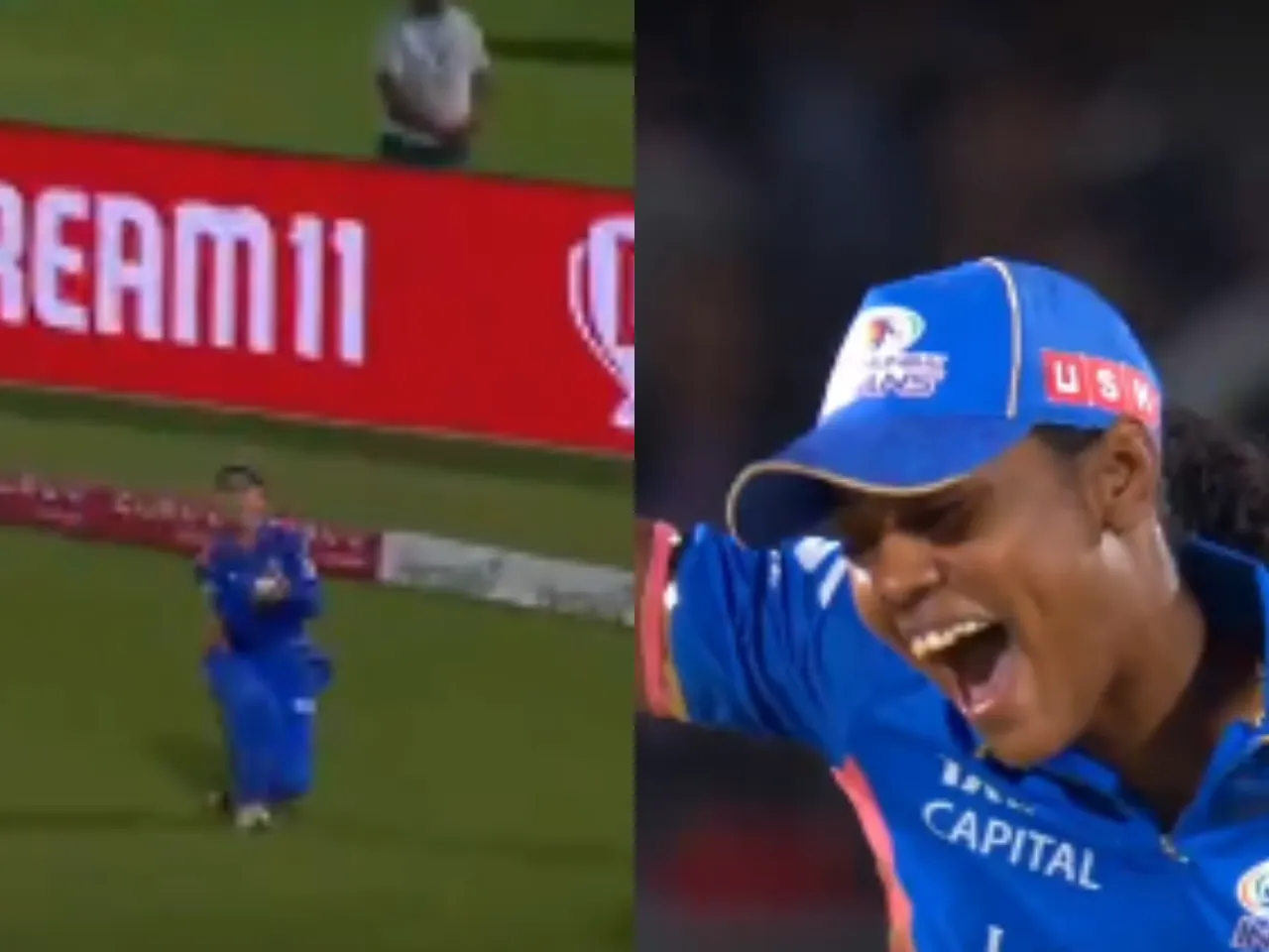 Amelia Kerr pulls of stunning catch during MI-W vs GG-W WPL 2025 game (File Photo: Screengrab/X)