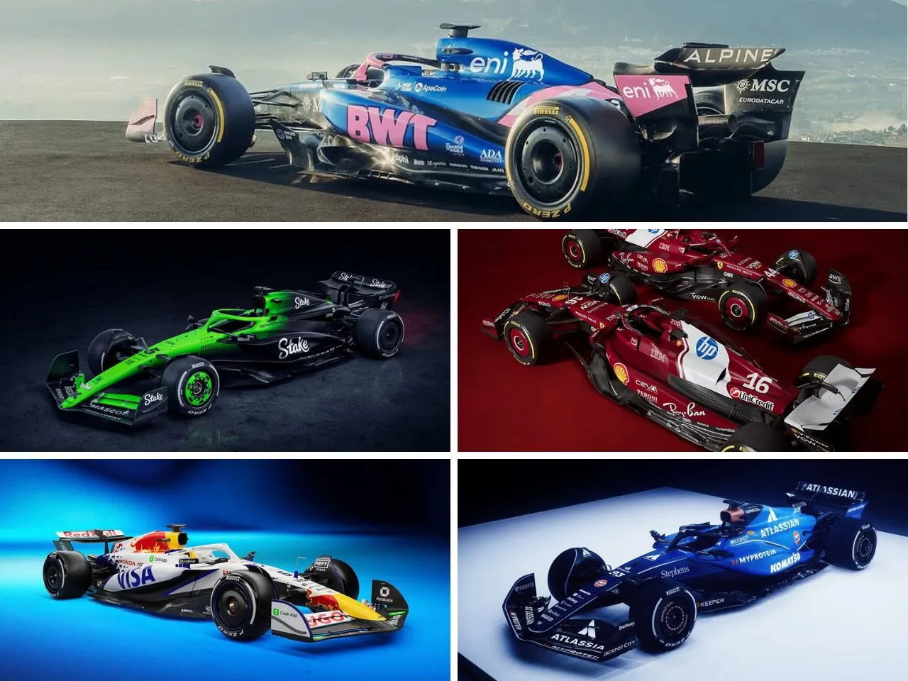 Ranking Top 10 F1 liveries 2025 