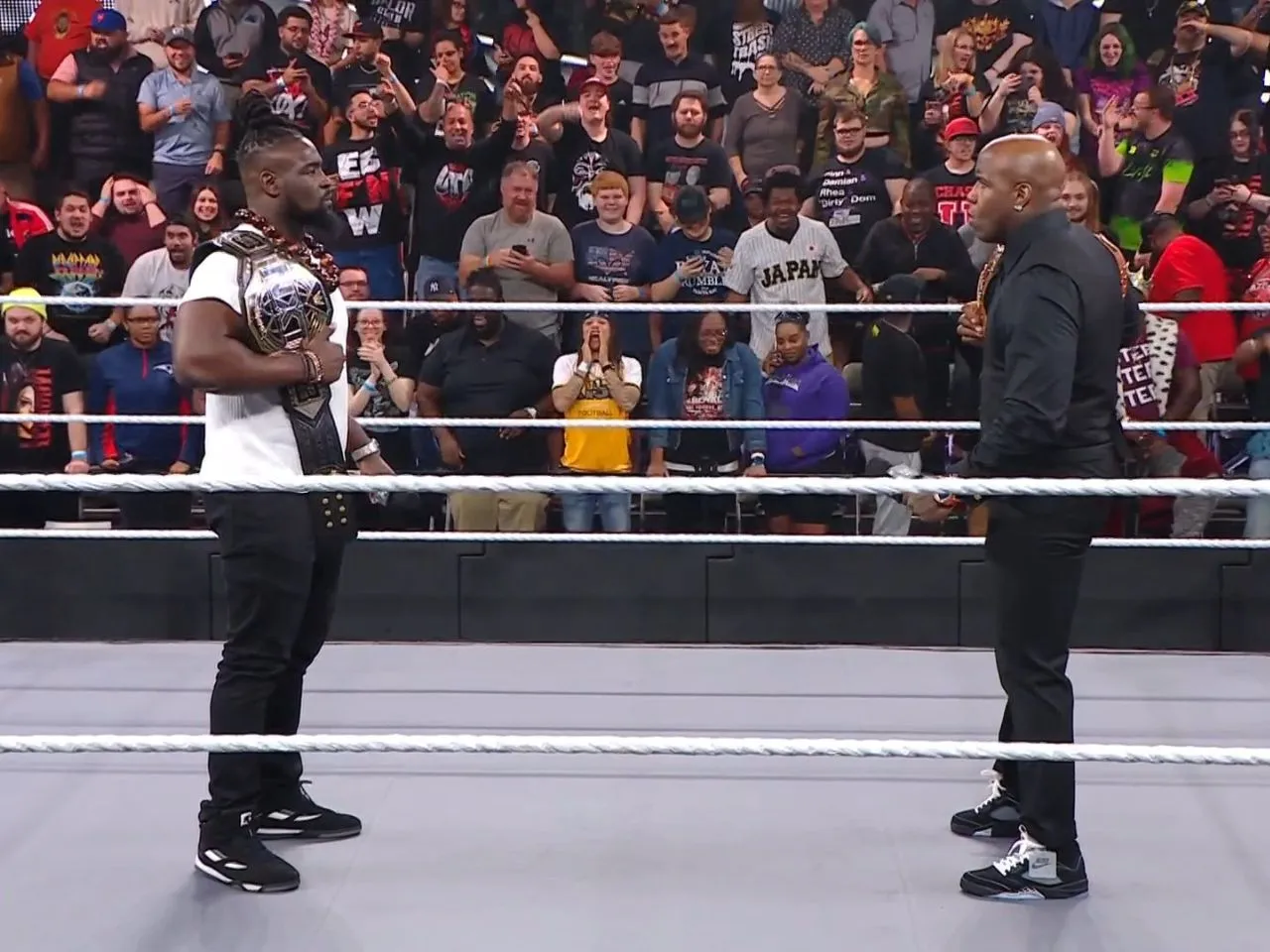 WATCH: TNA's Moose confronts Oba Femi on WWE NXT, sets a match between each other