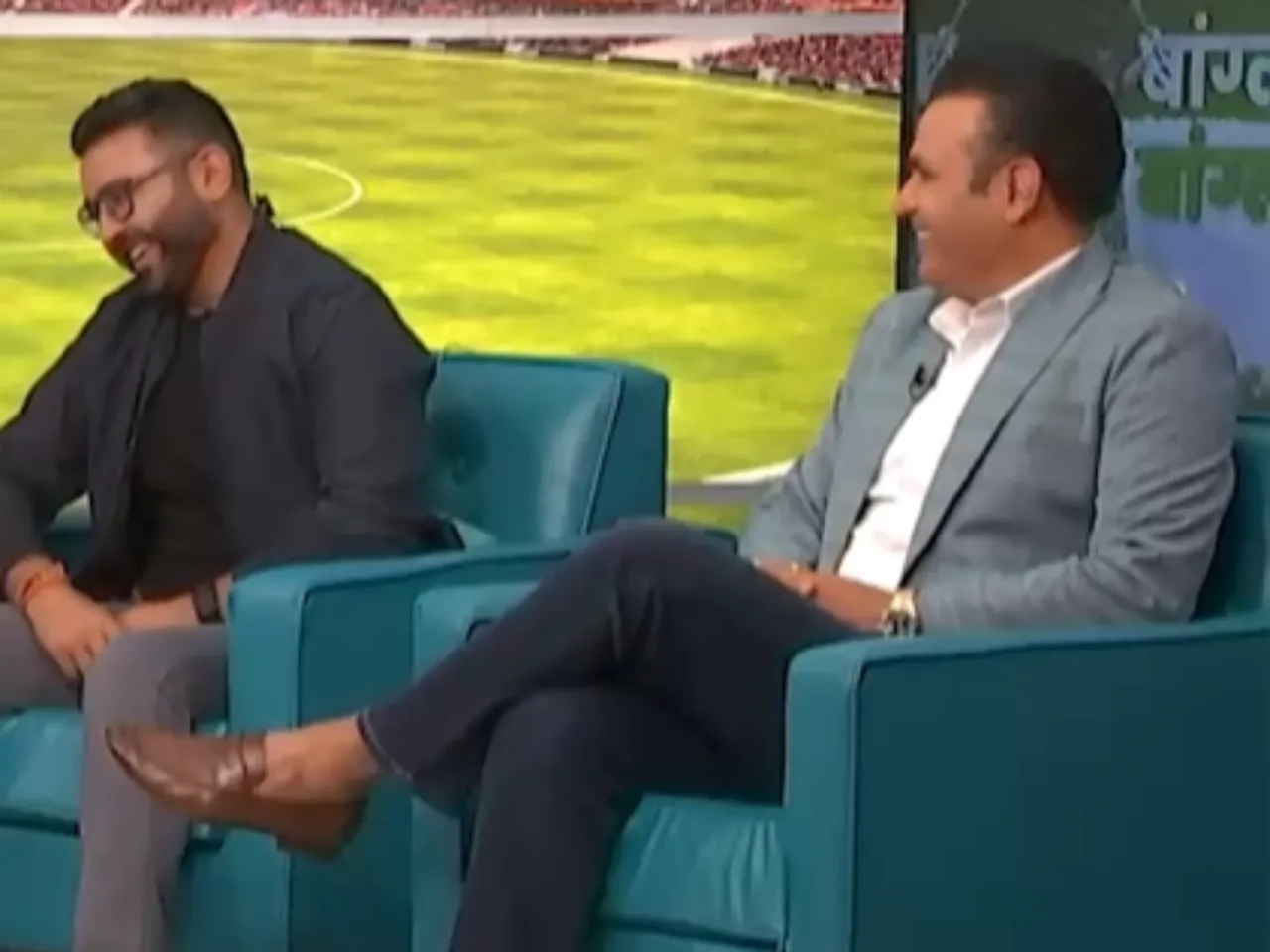 Parthiv Patel and Virender Sehwag