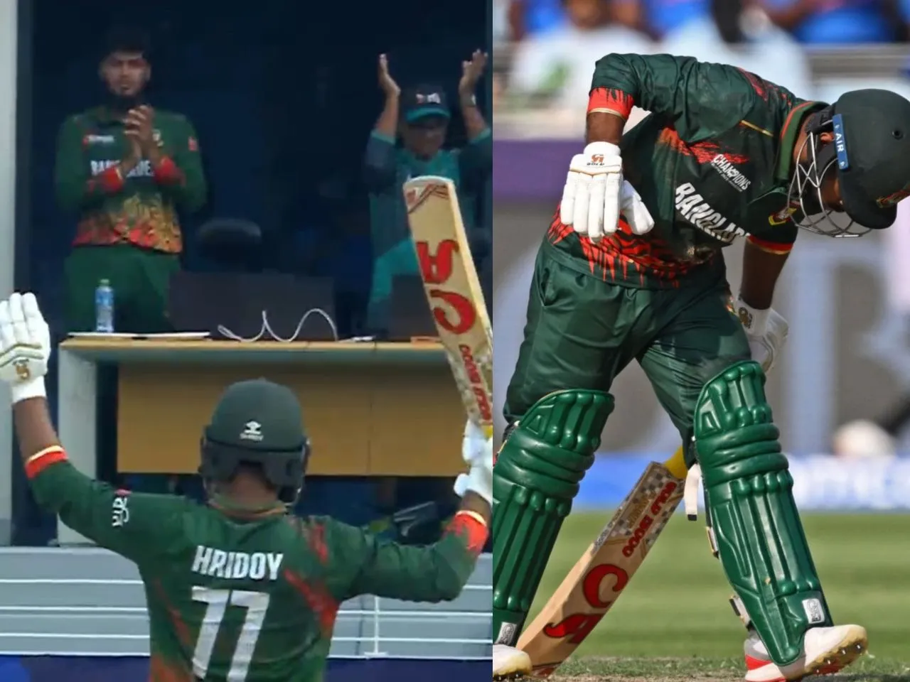 Towhid Hridoy century versus India