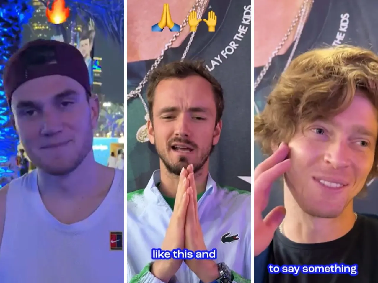 ATP Players tell their favourite emoji at the Qatar Open 2025