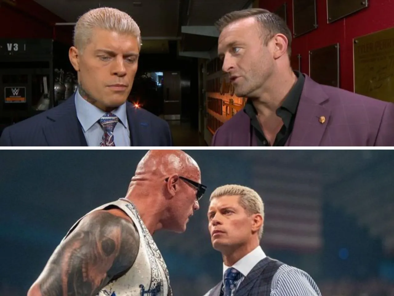 WATCH: Cody Rhodes snubbed out of tag team match as per the orders of the Rock on WWE Smackdown