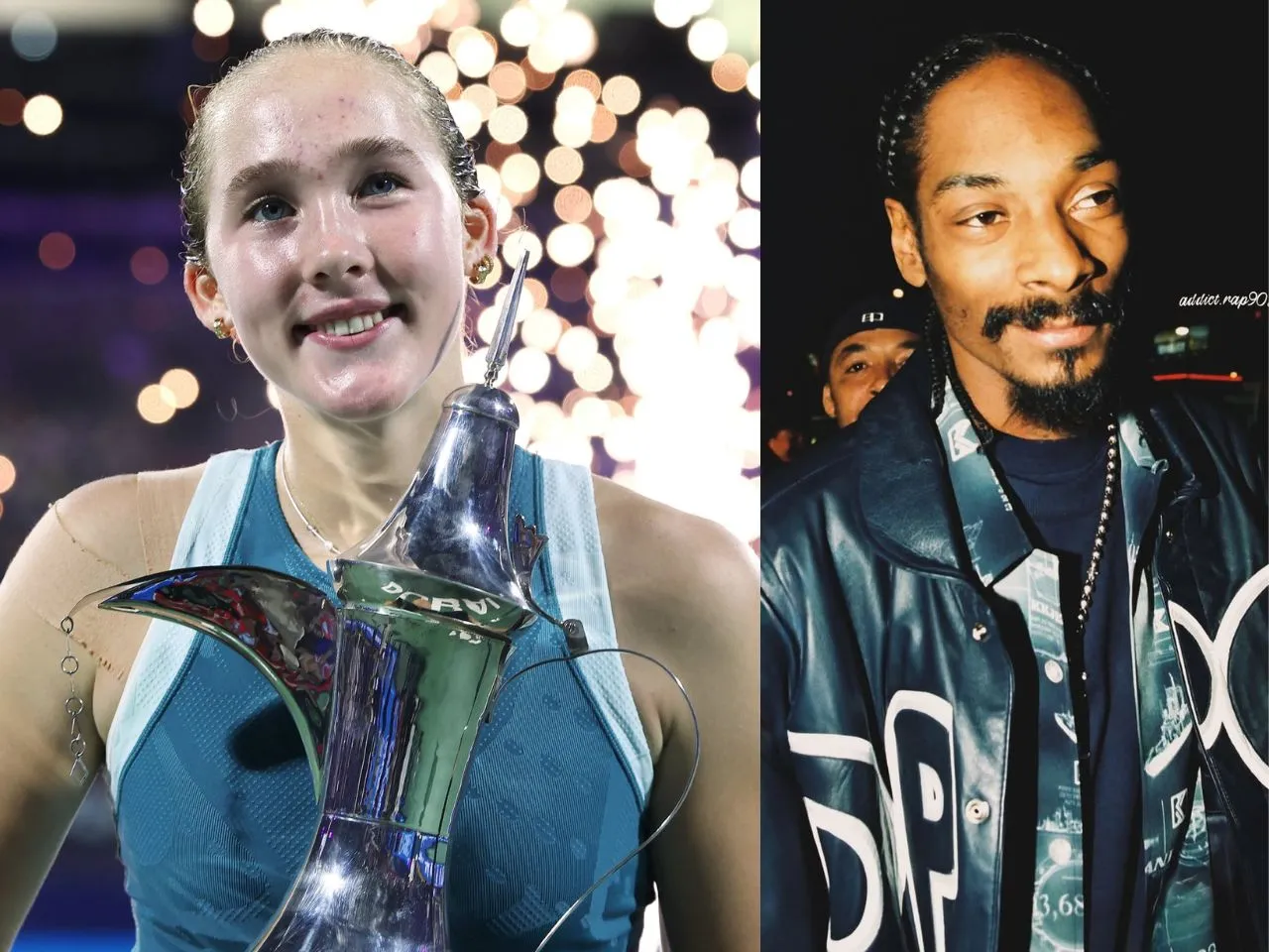 Mirra Andreeva gave a Snoop Dogg style speech after winning the Dubai Open 2025 WTA 1000 title