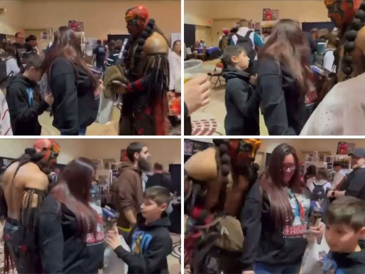 WATCH: Boogeyman funnily scares young fan